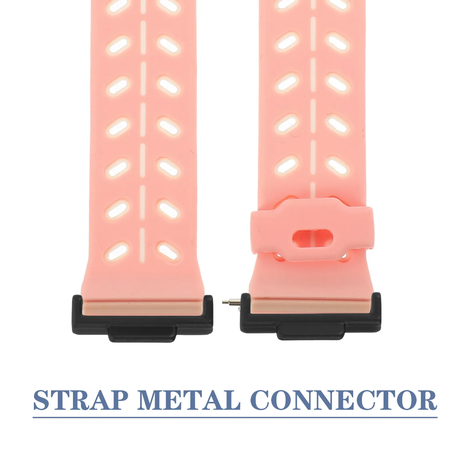 2Pcs Metal Watch Strap Adapters Watch Fit Replacement Connectors Secure Attach Comfortable Fit DIY Strap