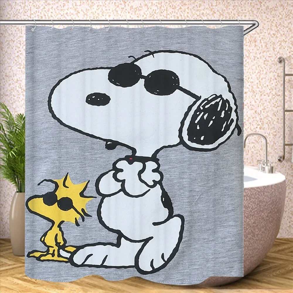 Snoopy Shower Curtain Set 4