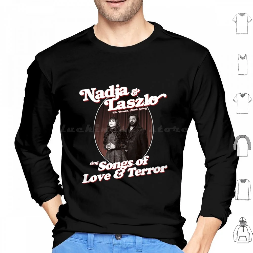 Nadja And Laszlo The Human Music Group Sing Songs Of Love And Terror Hoodies Long Sleeve What We Do In The Shadows