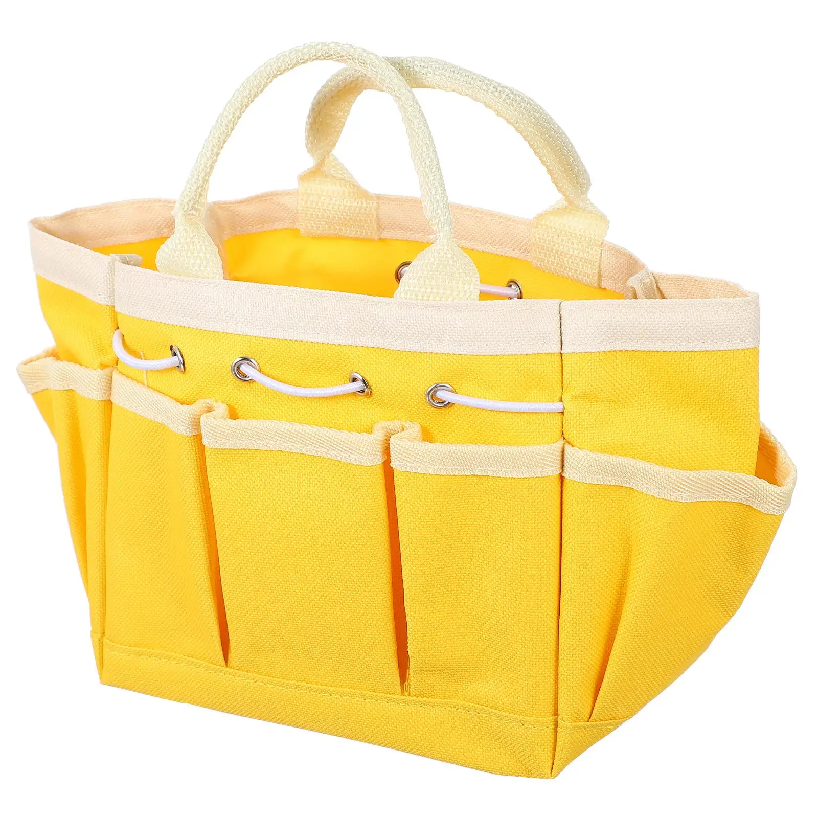 

Gardening Tool Bag Oxford Fabric Durable Multi Pocket Storage Organizer Tote Planting Trimming Tools Container