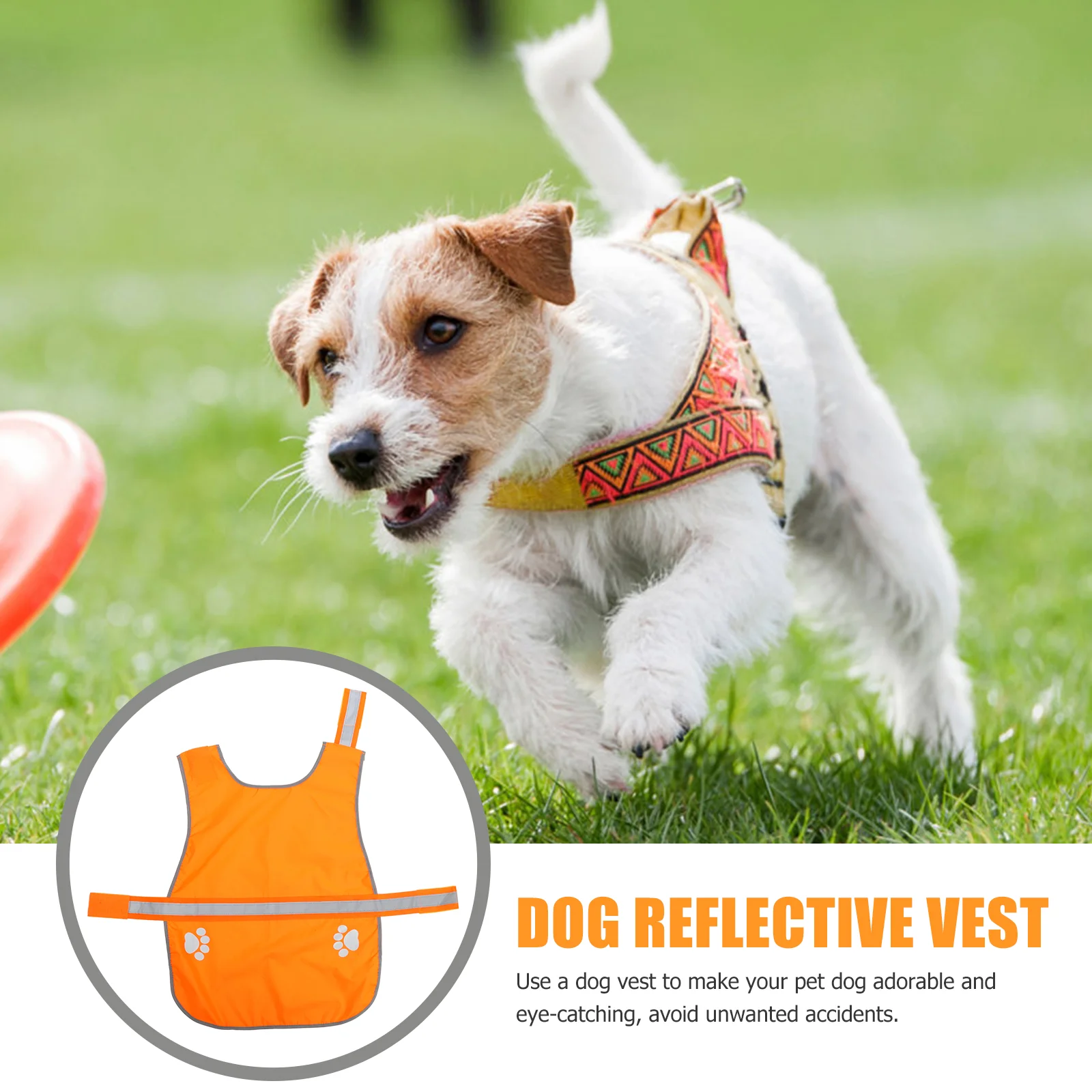 Dog Reflective Vest Vests for Large Dogs Service Hunting Dreses Gear Pet Supplies Outdoor The Small