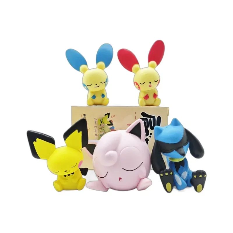 5 قطعة شخصيات البوكيمون Togepi Clefairy Quagsire Psyduck الكتف النوم التين روليت Gonbe الشكل الكرتون جمع دمية نموذج اللعب #3