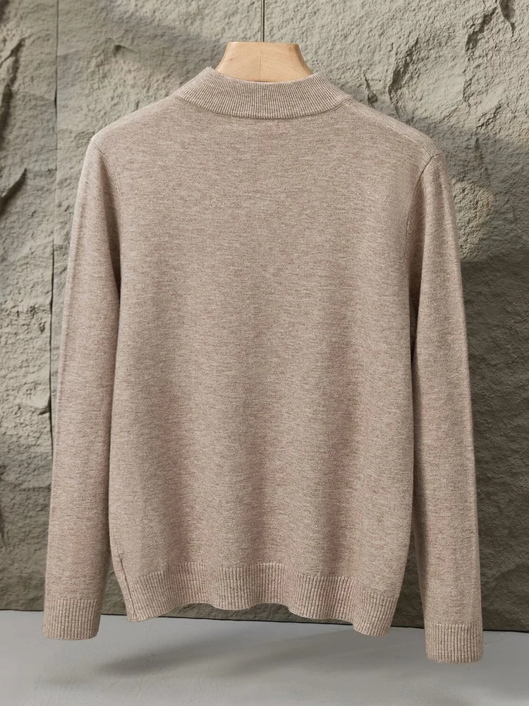 

Свободный круглый вязаный жилет Ne Svel, мужской базовый цвет, простой корейский модный осенне-зимний термотоп