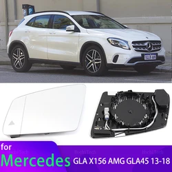 Side Rearview Mirror Heating Glass Heated Mirror Lens Fit For Mercedes-Benz GLA Class GLA180 GLA200 GLA250 X156 GLA 45 AMG 13-18