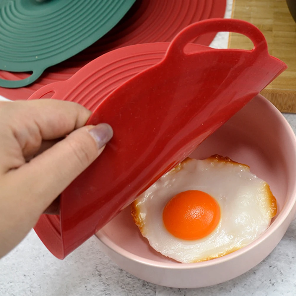 Leak-Proof Silicone Lid Reusable Universal Daily Use Kitchen Accessory Multi-Function Household Seal Bowl Lid Food Container