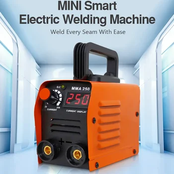 Mini Arc Welder 220V Arc Welding Machines IGBT DC Inverter Handheld ZX7-250 Electric Welder Suitable for Home Welding