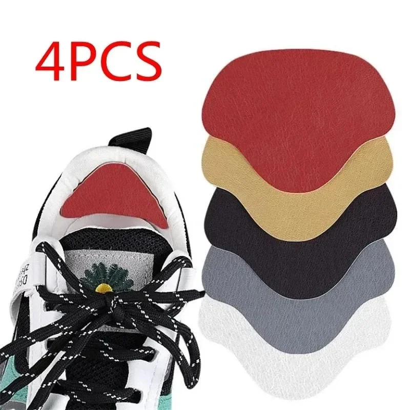 4Pcs Sneaker Heel Repair Pad Adjustable Size Wear-resistant Footbed Invisible Heel Repair Pad Repair Shoe Hole Pad Back Sticker image 6
