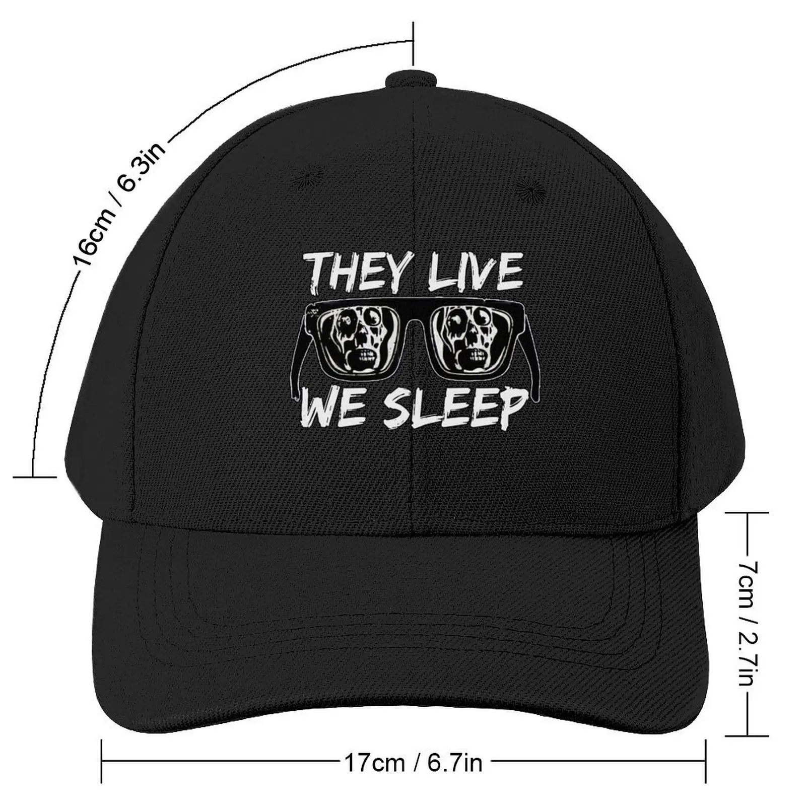 THEY LIVE WE SLEEP 2 Baseball Cap dad hat Thermal Visor Women's Men's