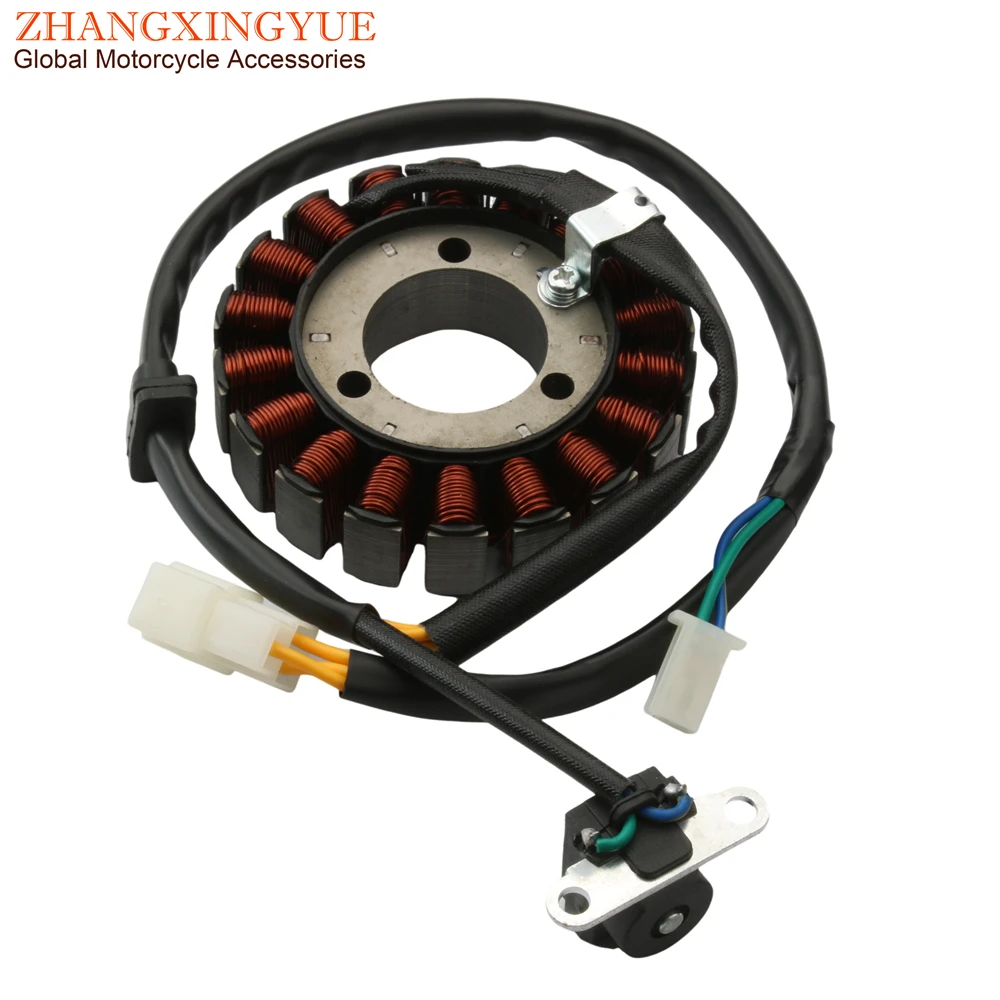 Scooter Coil Magneto Stator For SYM Symphony ST 125i JET 14 X 125 Fiddle IV 125cc 31120-MA1-000