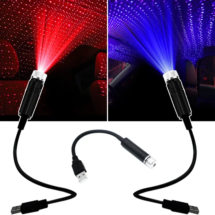 

Car Roof Interior Ambient Atmosphere led light Projector Decoration Star Ceiling car laser Lights Accessories