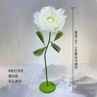 Seidenblume mit automatischer Öffnungs- und Schließfunktion, mechanische Kunstblumen für Hochzeiten, Veranstaltungen, Bühnen, Fensterdekoration, Weihnachtsfeiern und Heimdekoration. – Detail 14