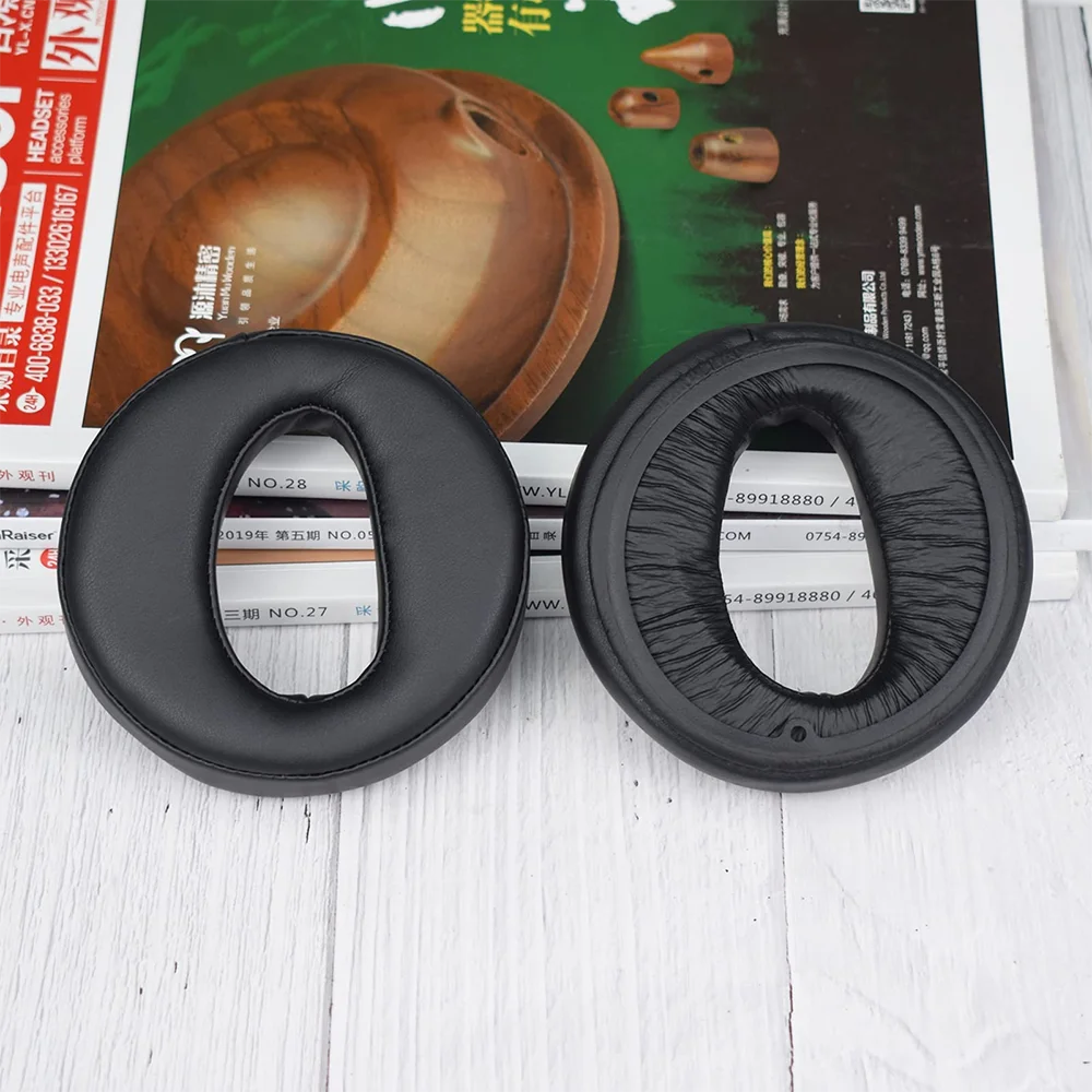 YAYINCC Ersatz-Ohrpolster aus Proteinleder + Kopfbandabdeckung mit Reißverschluss für Sony MDR-Z7 MDR-Z7M2 MDR-Z1R Kopfhörer Reparaturteile – Detail 10