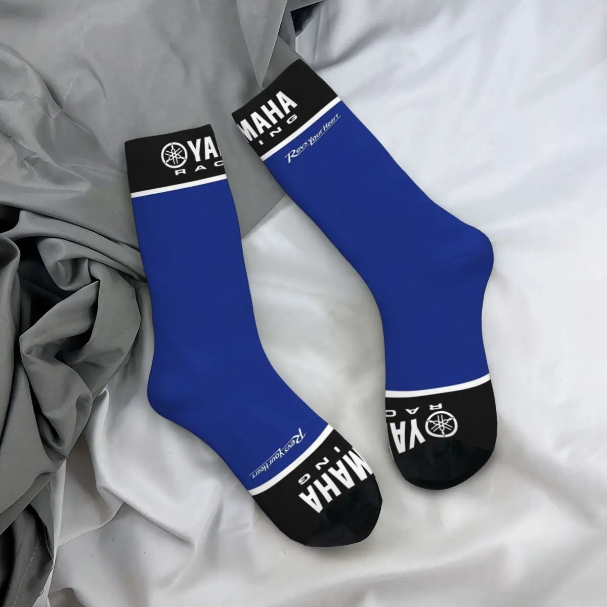 Y-Yamahas Theme Design All Season Socks Merch for Female Male Sweat Absorbing Dress Socks