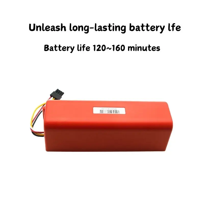 12800mAh BRR-2P4S-5200S Robotic Vacuum Cleaner Replacement Battery For Xiaomi Roborock S55 S60 S65 S50 S51 S5 MAX S6 Parts