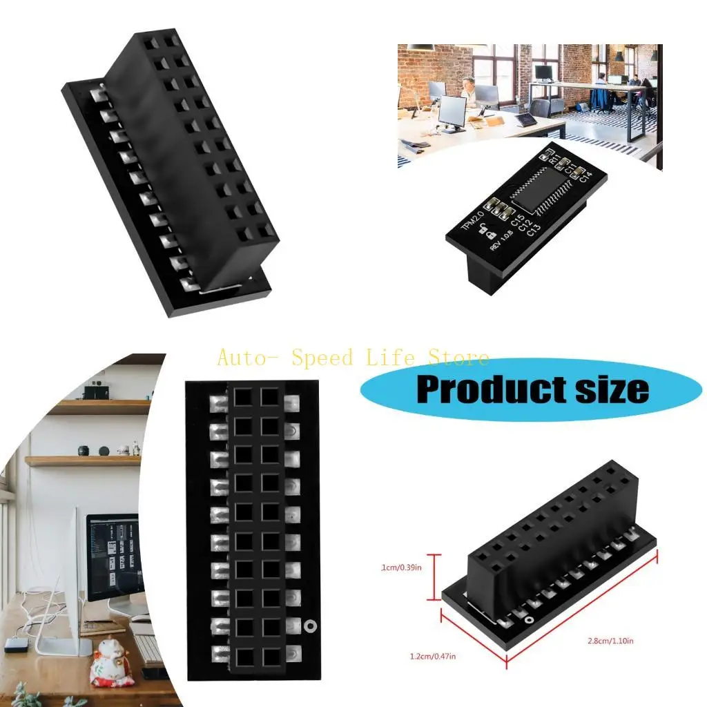 02DA LPC 20Pin Module Motherboard Encryption Security Board Electronic Component