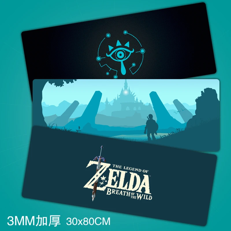 

Силиконовый коврик для мыши в стиле аниме Zeldas для косплея, большой размер игры, популярные аксессуары, подарки