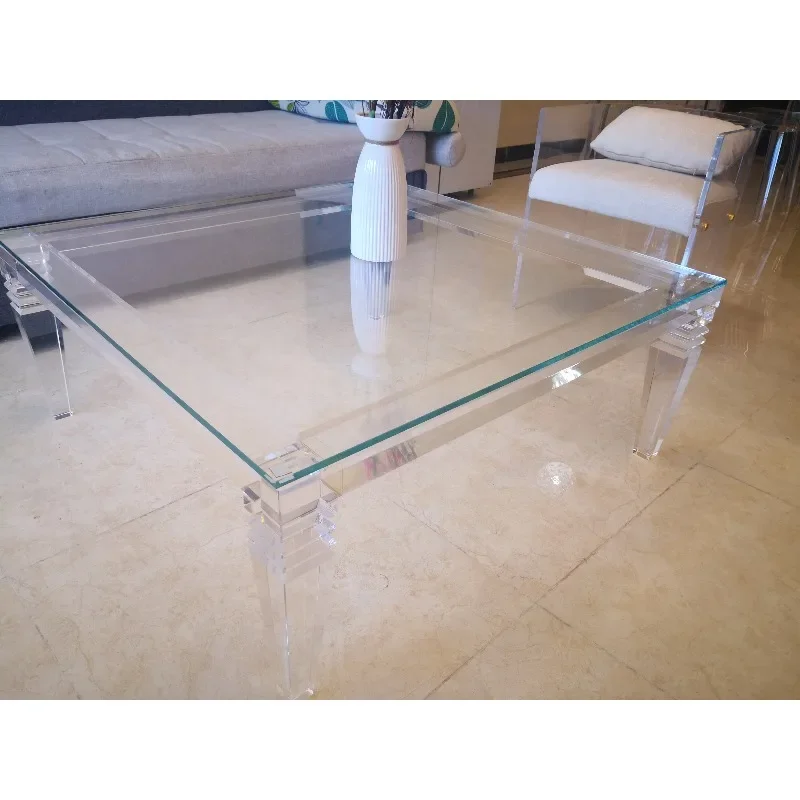 Hall table, transparent home furniture, coffee table 3