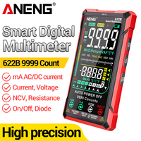 ANENG 622A/622B Intelligent Multimeter Professional Digital AC/DC Current Voltage Capacitance Resistance Meter Ohm Temp Test Too
