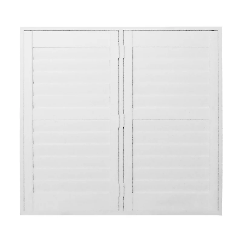 wind protectable quality promising PVC  shutters plantation finish shutters easy to install