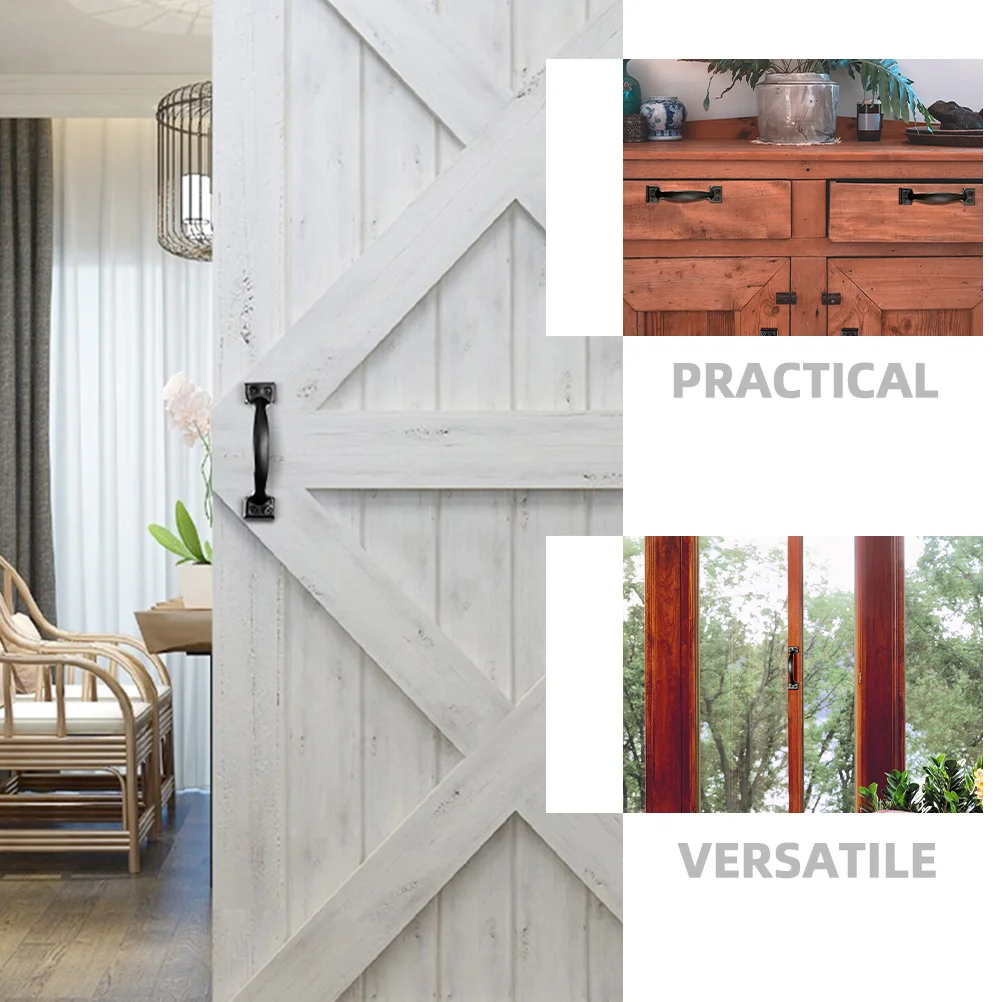 

6Pcs Vintage Brass Cabinet Door Knob Pull Handle for Drawer Cupboard Wardrobe Home Furniture Cabinet Door Knob