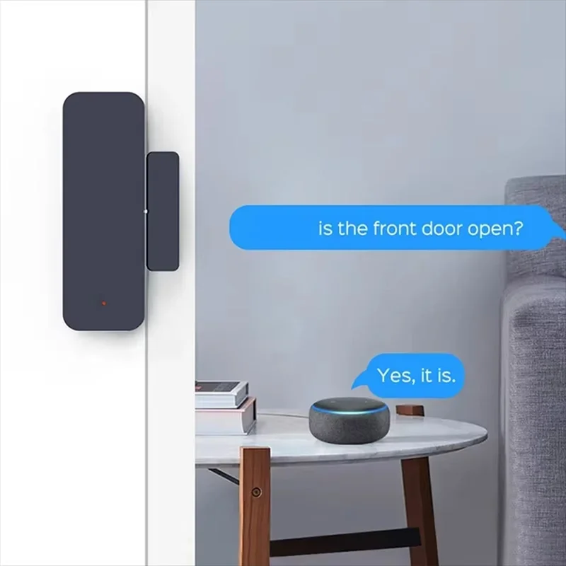 ABMF-Tuya Wifi Door Sensor Window Entry Sensor Security Burglar Magnetic Sensor Alarm Smart Life For APP Remote Control