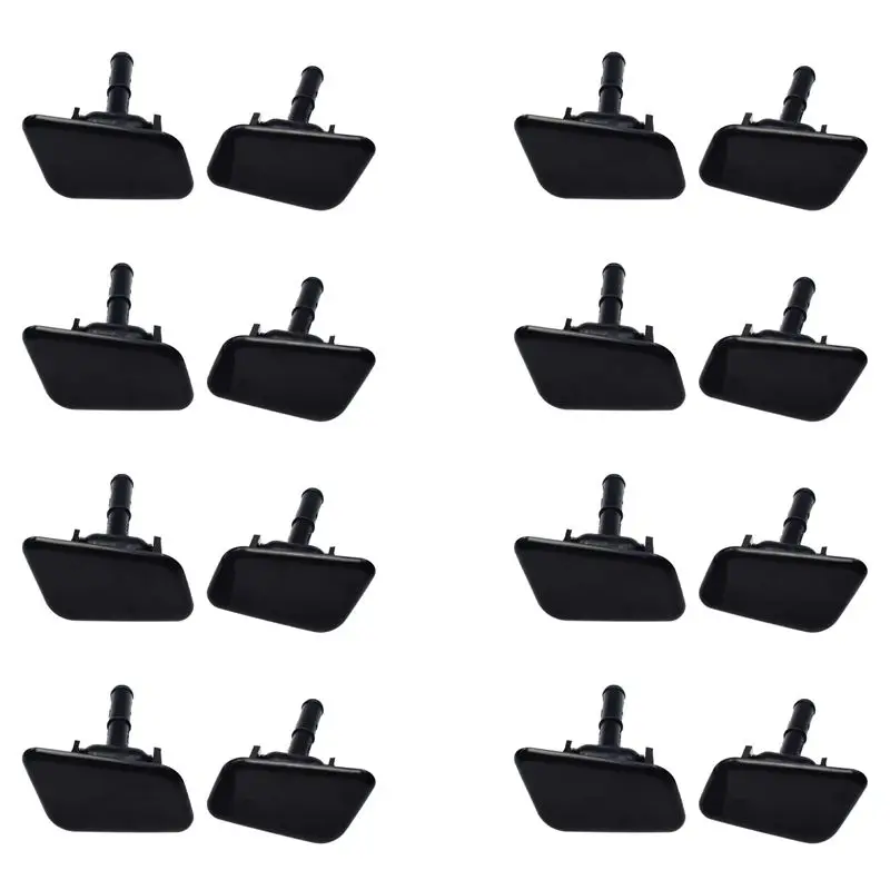 

8 Pair Headlight Washer Spray Nozzle Cover Cap Left Right For Azera 2011-2014 98680-3V000 98690-3V000