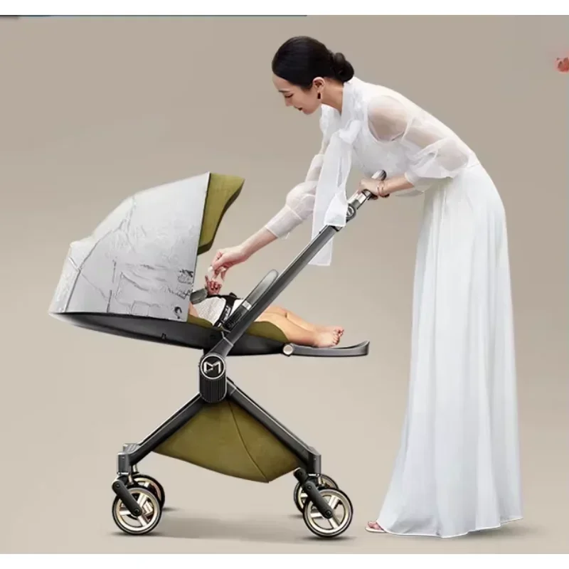 

Two-way light cart can sit and lie down