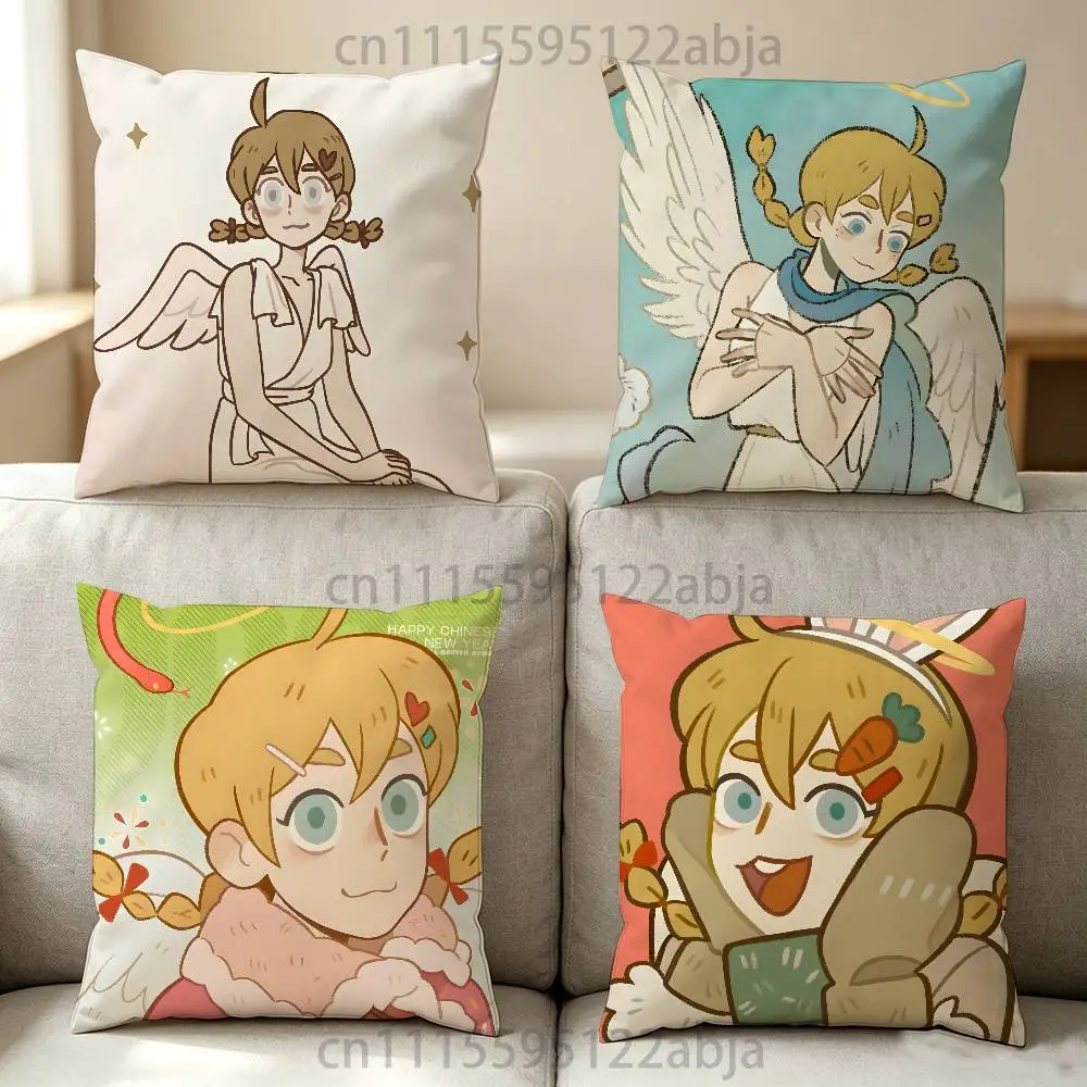 L-Lily Angel All Saints S-Street Throw Pillow Case Decoration Bed Custom Square Pillowcase Pad Cover