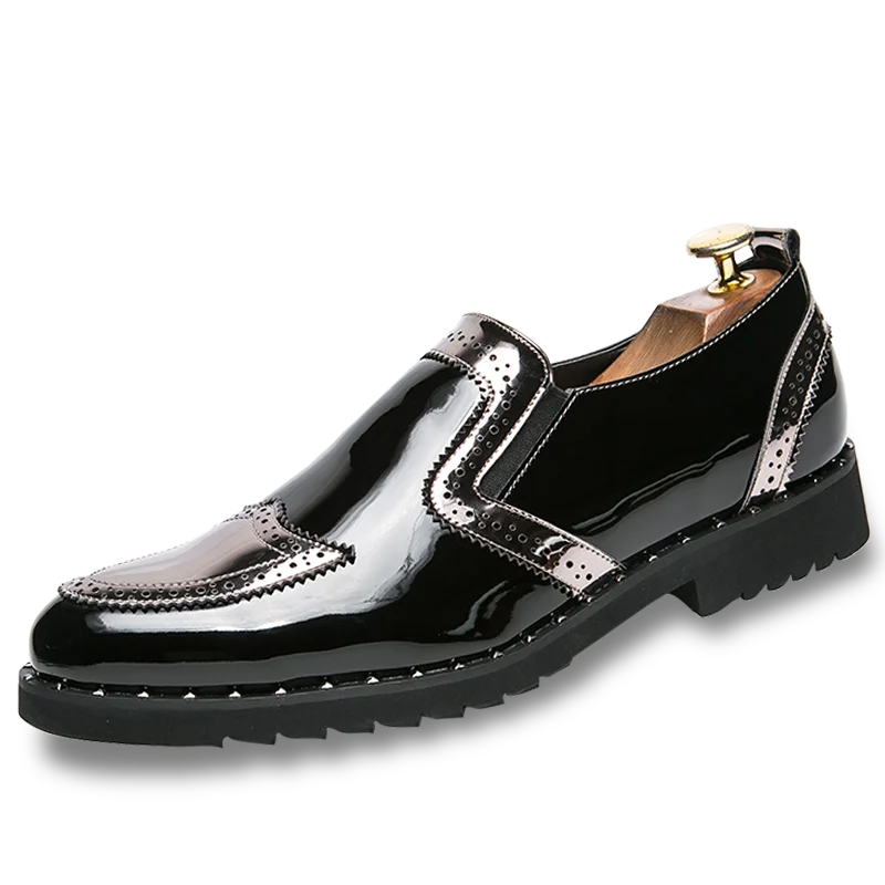 Zapatos Lefu de moda para hombre, calzado ligero de PU, elegante y cómodo, antideslizante, Formal, para fiesta y exterior, talla 38-48