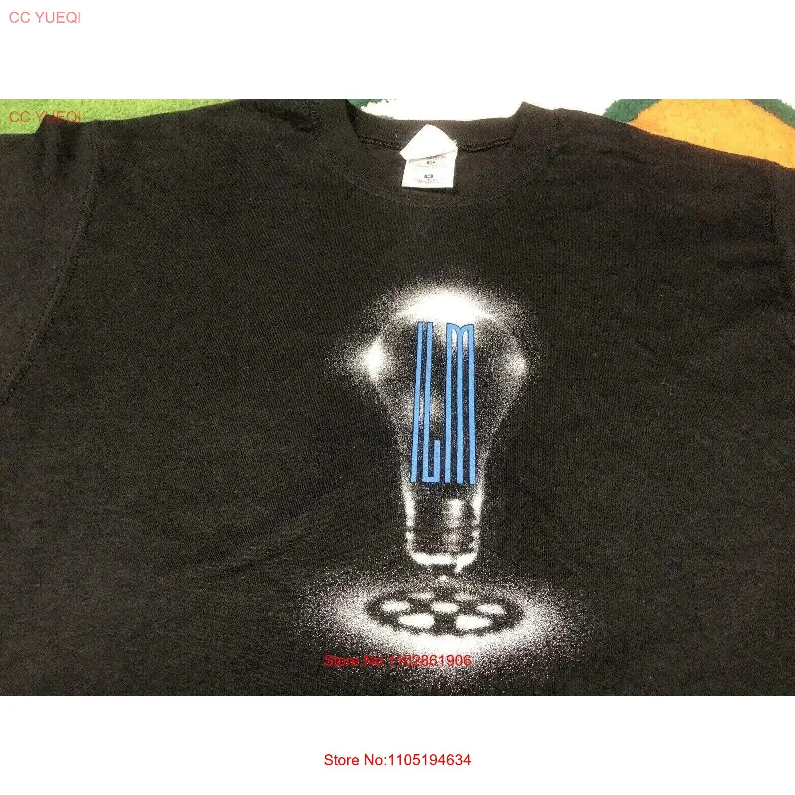 VTG ILM طاقم التأثيرات البصرية 1996 تي شيرت رجالي متوسط IMAX فيلم خاص عتيق مغسول للارتداء اليومي قليلا أوم