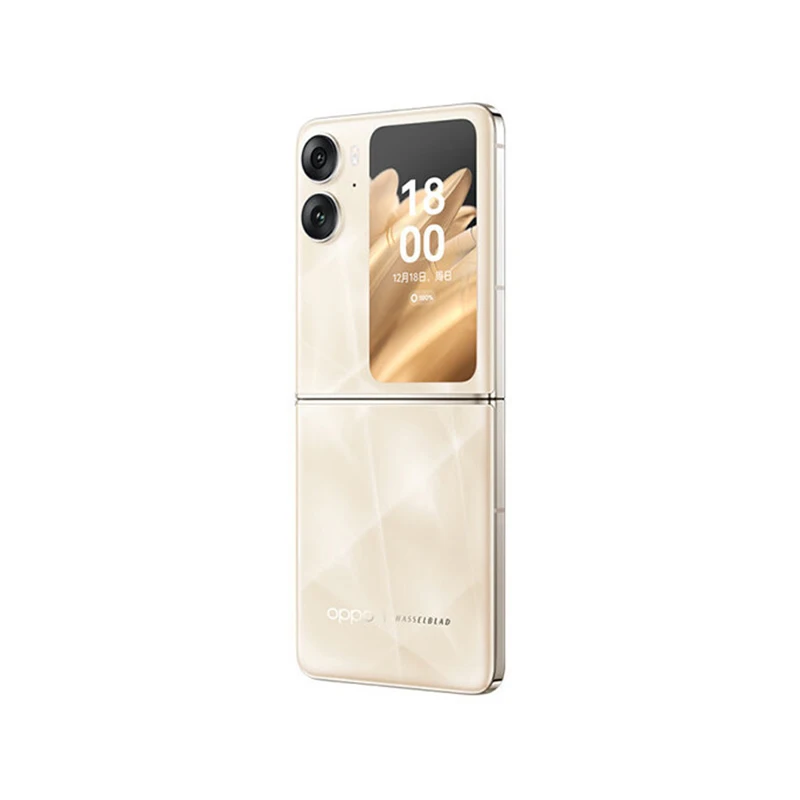 OPPO Find N2 Flip الهاتف الذكي الأبعاد 9000 + 6.8 بوصة 120 هرتز 4300 مللي أمبير بطارية NFC جوجل بلاي مخزن الهاتف الخليوي OTG الهاتف المستعمل