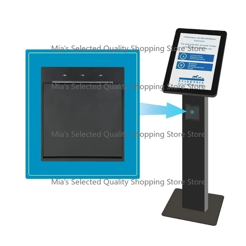 E80I 3 inch 250mm/S  Full cut  panel printer With voice prompt function  application in self-service ticket machine