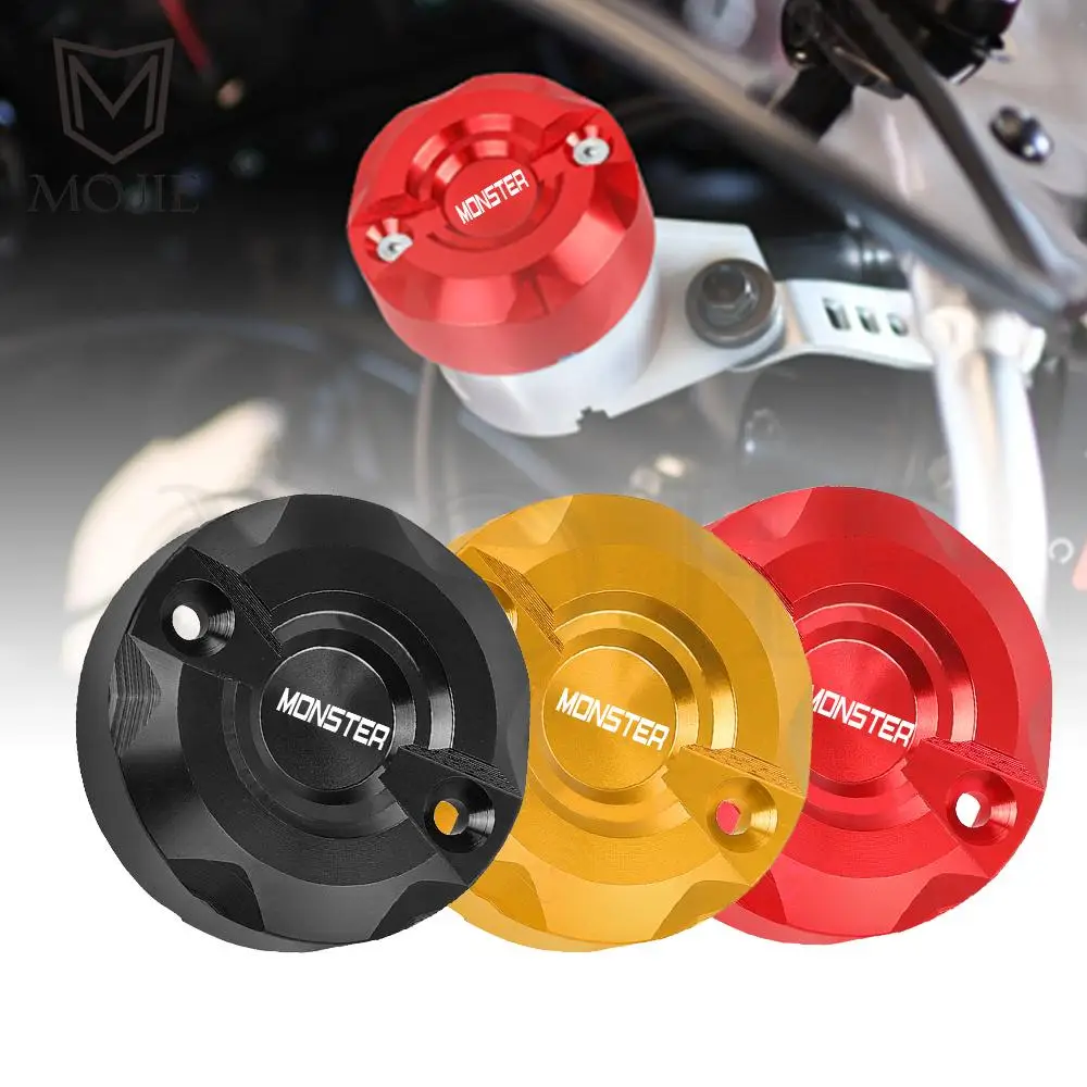 Accesorios moto tapa de depósito de líquido de frenos delantero cubierta para Ducati MONSTER S2R 1000 2005 2006 2007 MONSTER 937 2021 motocicleta