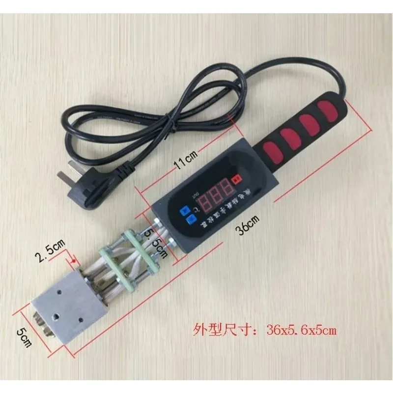 

110/220V Handheld Hot Foil Stamping Machine Digital Temperature Control For Logo Trademark Business Card Leather PU Embossing