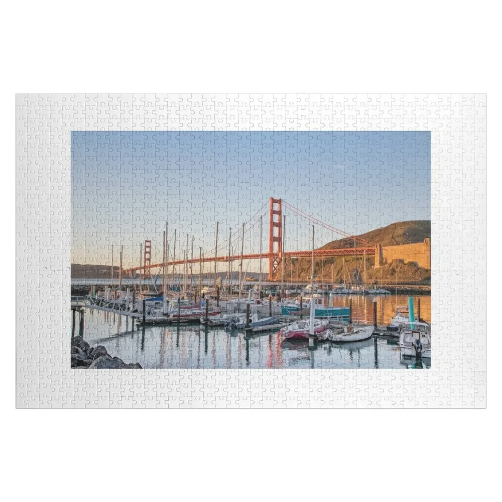 

The Golden Gate Bridge Jigsaw Puzzle Wood Animals Photo Custom Puzzle