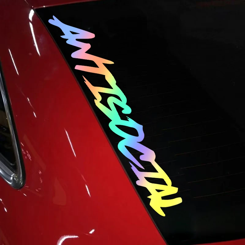 

1PC ANTISOCIAL Car Stickers Waterproof for Vehicle Window Windshield Side Body Auto Styling Decor Vinyl Decals Auto Accessories