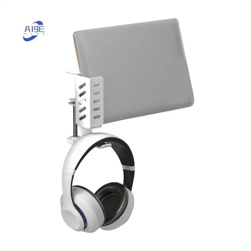 

A19E-Multi-Functional Side Notebook Heat Dissipation Stand Desktop Computer Tablet Universal Storage Rack No Drilling