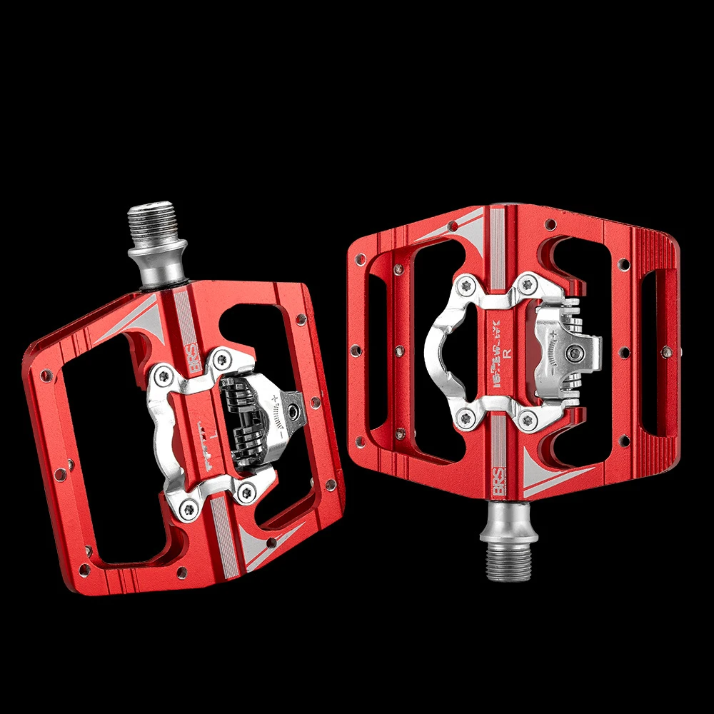

Bicycle Clipless Pedal Aluminum Compact Single-Side Lock Ultra-Lightweight Power Meter Platform Style Durable for MTB
