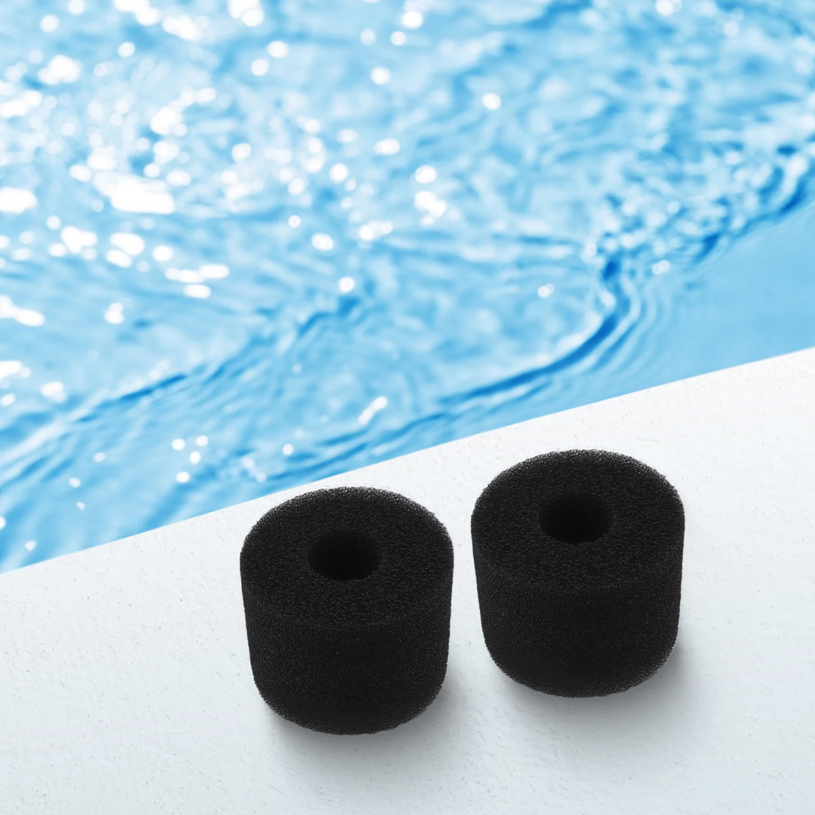 

Губки-фильтр 10,8*7,3 см, 6 шт., аксессуары, черные для Intex Bubble, для Jetted Pure-spas, сменные многоразовые