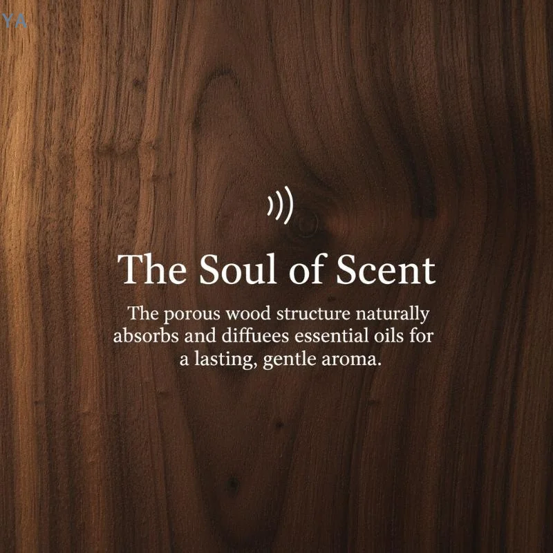 【SA】Wooden Essential Oil Diffuser Set 13 Aromatherapy Diffuser Natural Fragrance for Spa Home Relaxation Air Purification