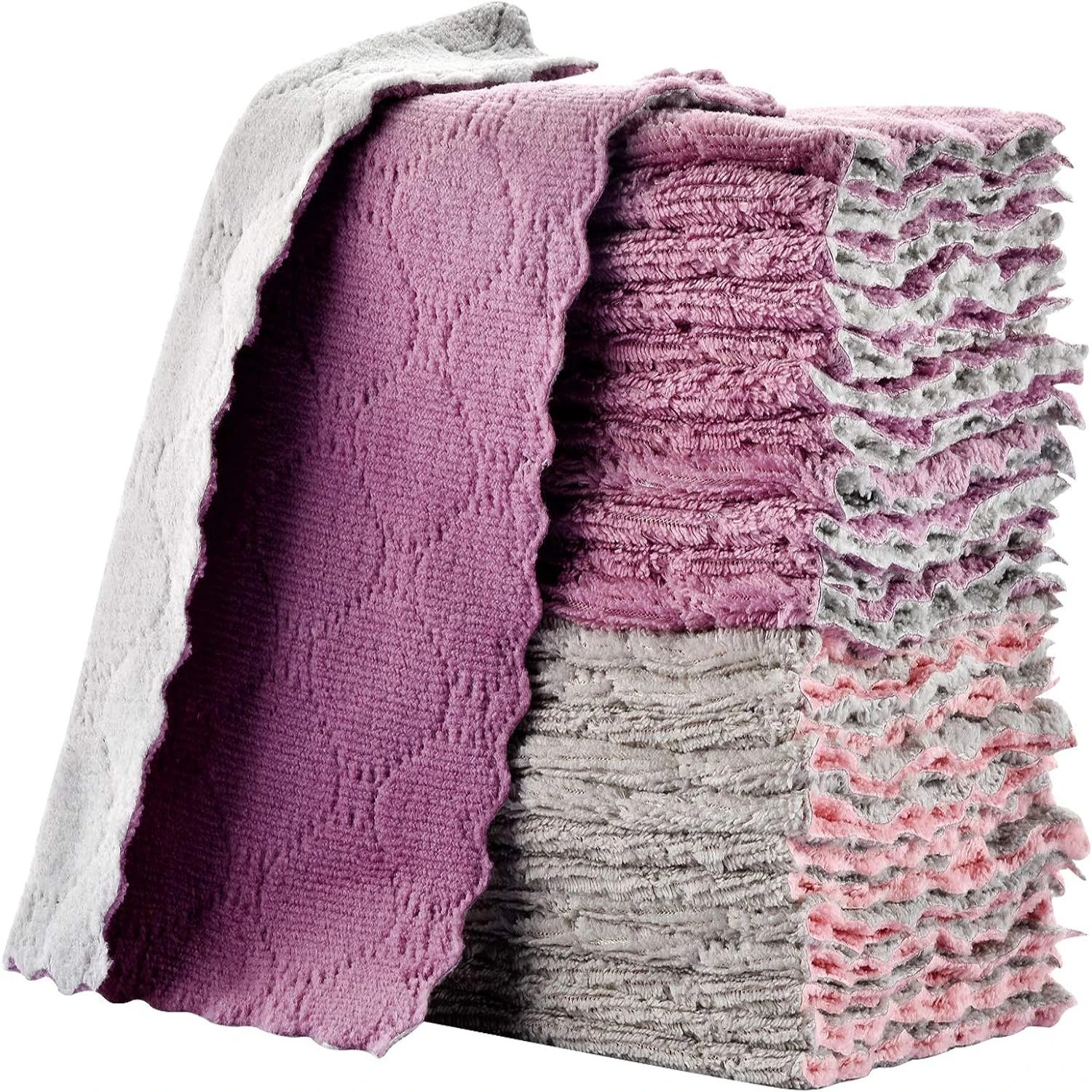 

n the kitchen, these soft, eco-friendly, and durable microfiber dish cloths and towels will make your cleaning routine a breeze.