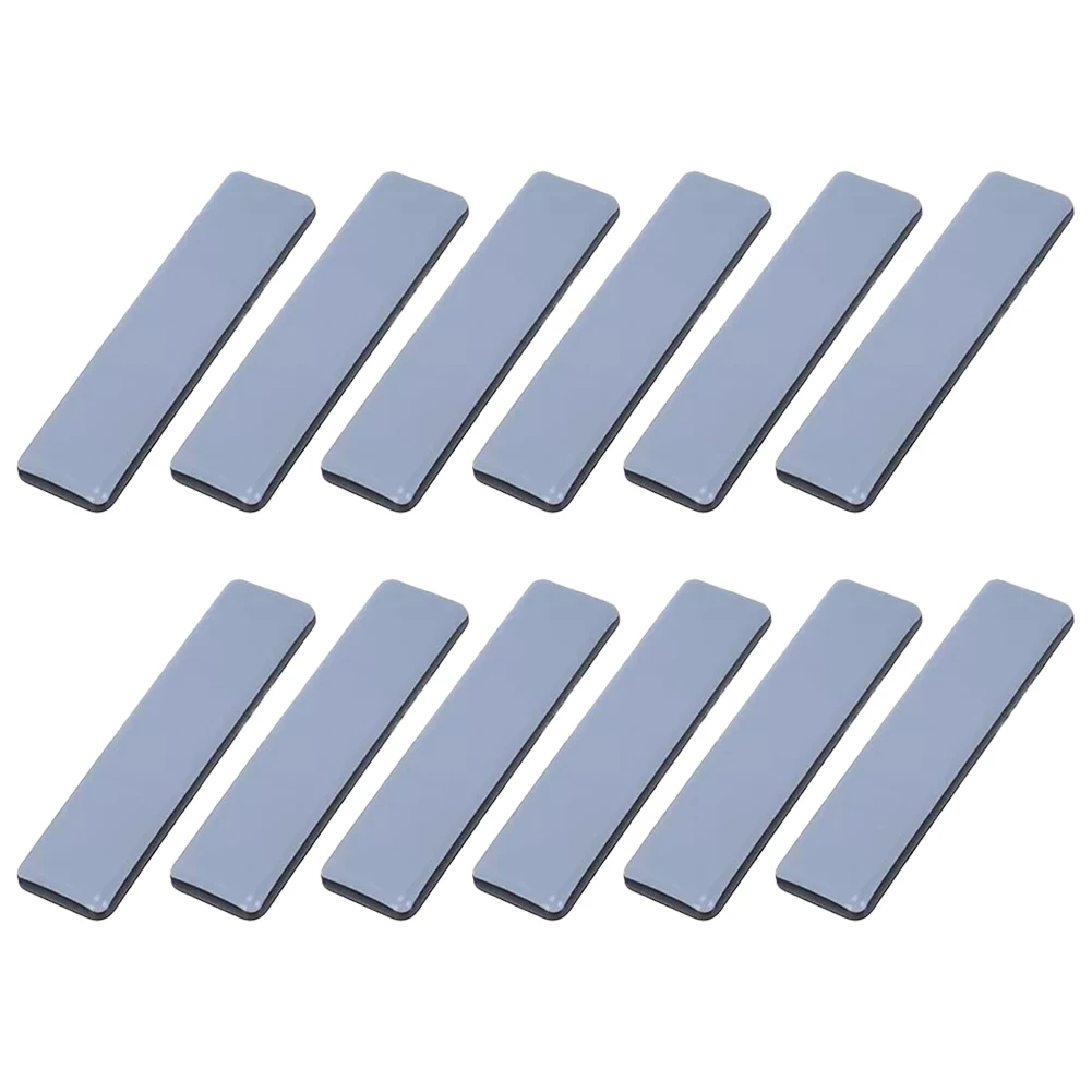 12pcs Furniture Sliders Gliders Movers Slide Pad Set 15x75 Mm For Floor Furniture Protection Home Improvement Accessories