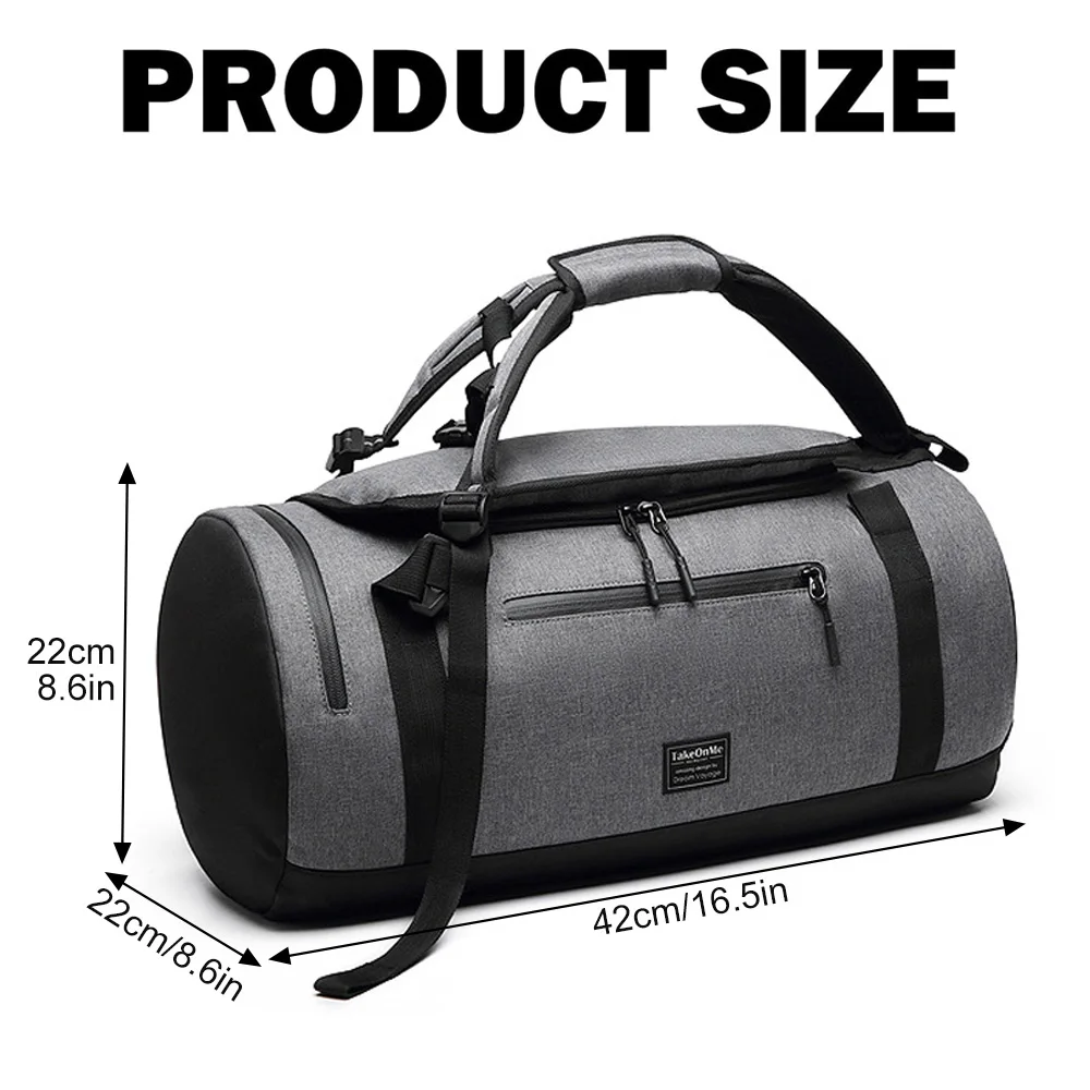 1PCS Gym Bag for Men & Women with Shoe & Wet Compartment - Duffle Bag for Travel, Sports, Fitness & Workout