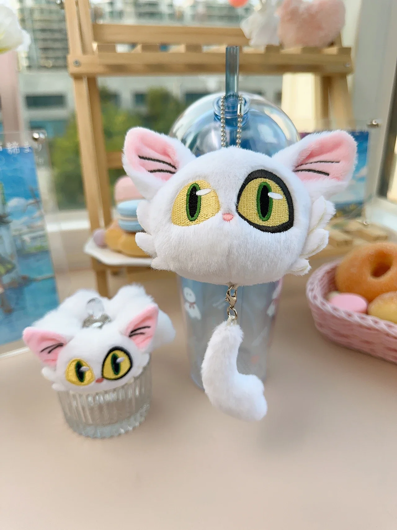 Anime Suzume Iwato Daijin Cosplay Cartoon Ornamento Accessorio Mascotte Portachiavi Peluche Ciondolo Bambole Soffici Dango Regalo