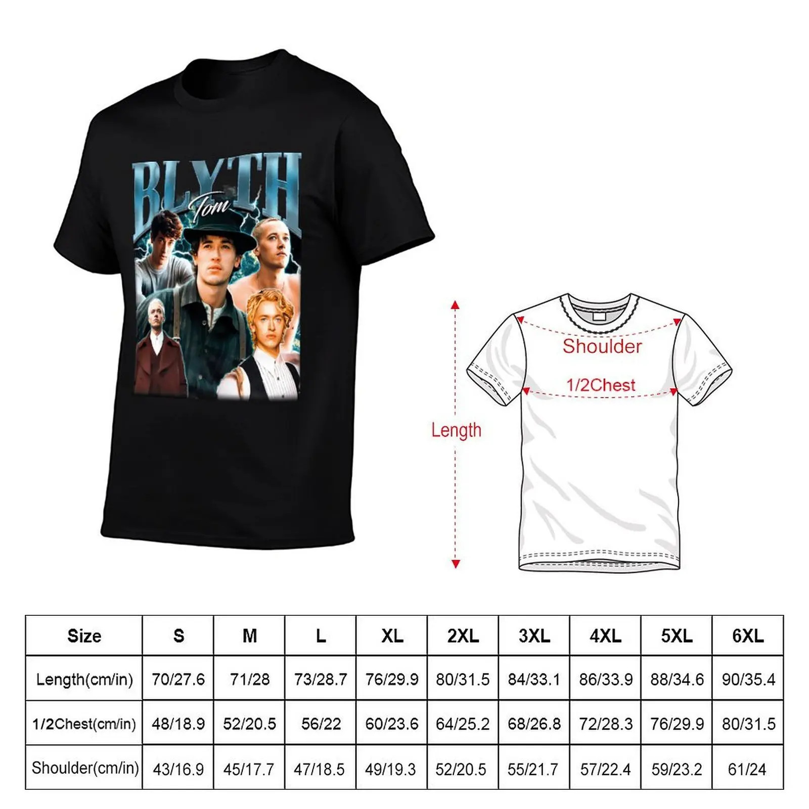 Retro Tom Blyth T-Shirt essential t shirt t shirts for man graphic vintage anime t shirts for man T-shirt