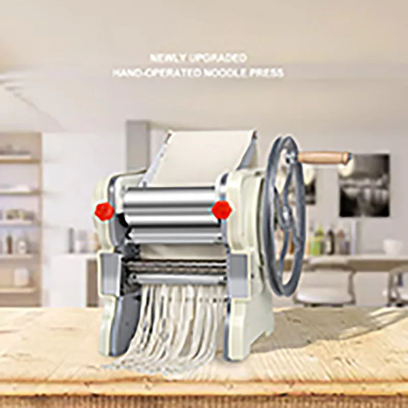 Manual Dough Roller Stainless Stee Noodle Dumpling Pasta Maker Dumpling Wonton Dough Rolling Hanger Noodle Maker Making Machine