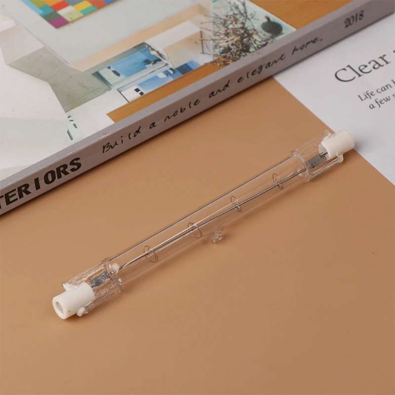 100/200/300W Halogen Lamp 118mm Double Ended Linear R7s Halogen Light Bulb AC230V Household Decor R7s Halogen Bulb