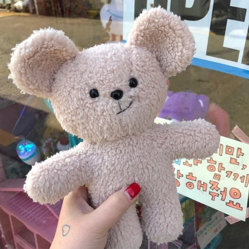 INS Crooked ปากบิสกิตนุ่มหมีจี้ตุ๊กตาสดน่ารัก Kawaii อารมณ์สาวให้แฟนของขวัญวันเกิดของเล่นตุ๊กตา