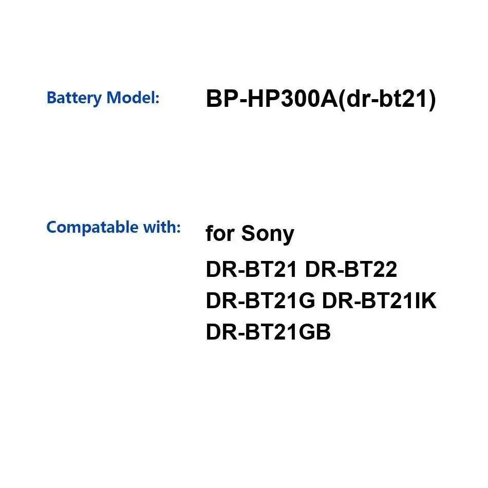 For Sony DR-BT21 DR… - image
