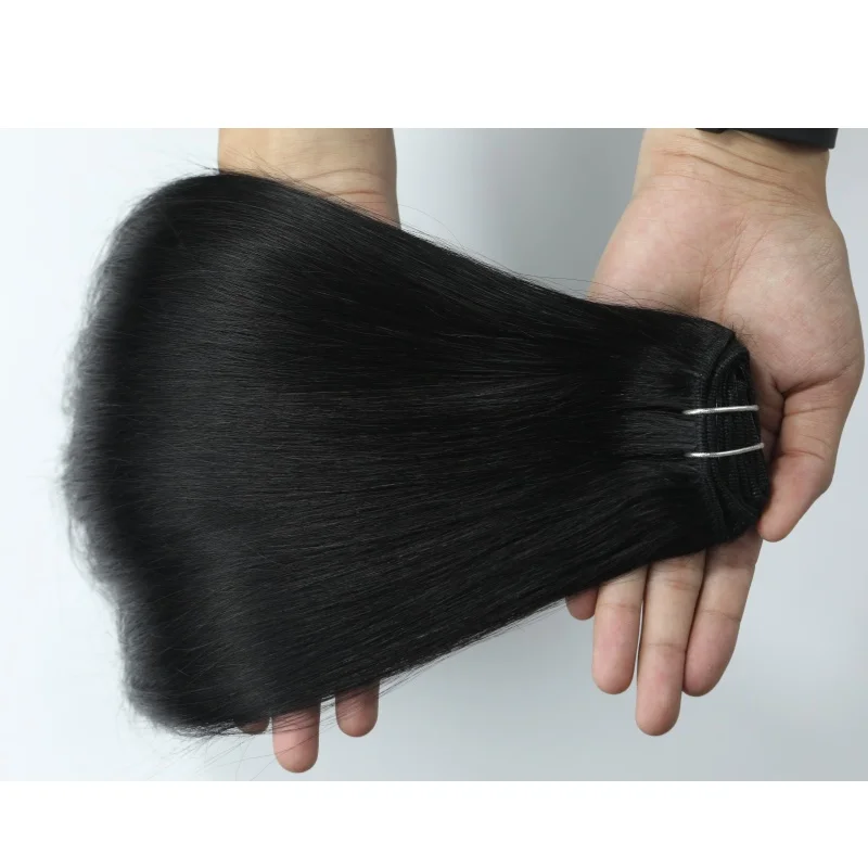 

12A High Quality Remy Hair Extensions Double Drawn Clip in Human Hair Extensions Straight Clip Ins Hair Wholesale